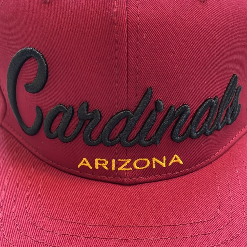 Arizona Cardinals Pro Standard Script Wordmark Snapback Hat men NWT - Picture 3 of 9